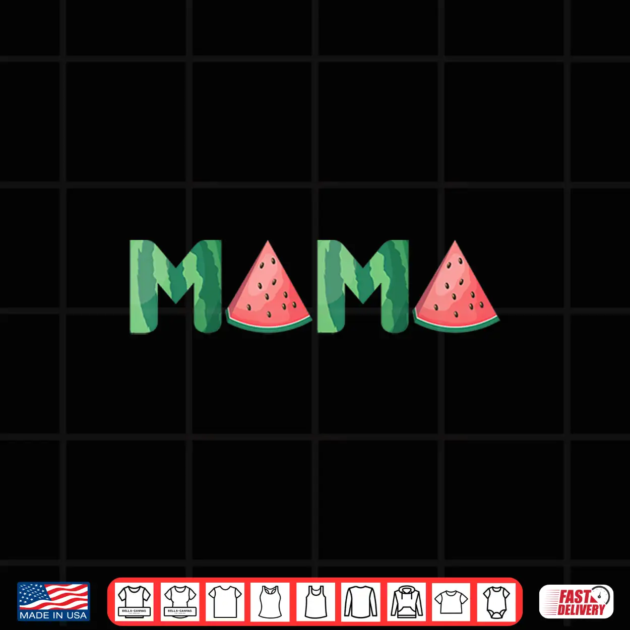 Mama Watermelon Funny Summer Fruit Gift Great Mother’S Day Shirt Mama Watermelon Funny Summer Fruit Gift Great Mother’S Day Shirt