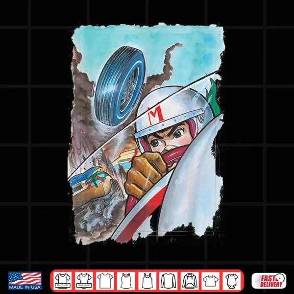 Design Manga Speed Racer Crash Shirt