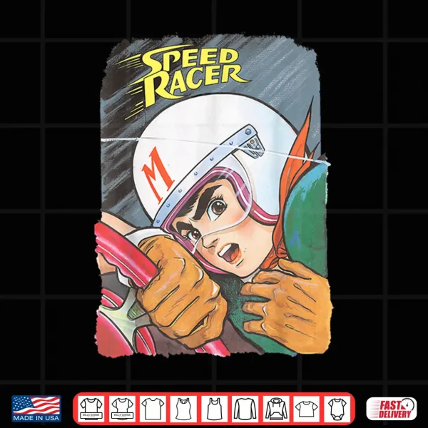 Design Manga Speed Racer Logo Close Shirt