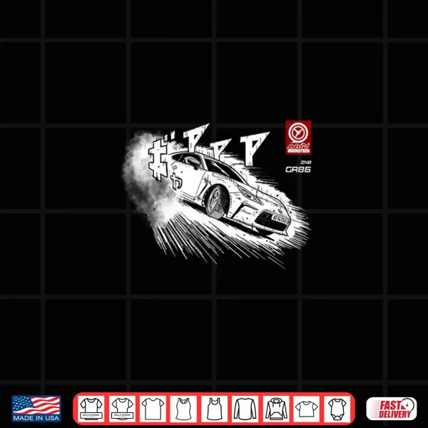 Design Manga ZN8 GR86 Drifting FA24 JDM Shirt