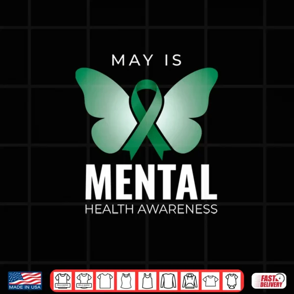 Design May Is Lupus Month Green Butterfly Awareness Shirt