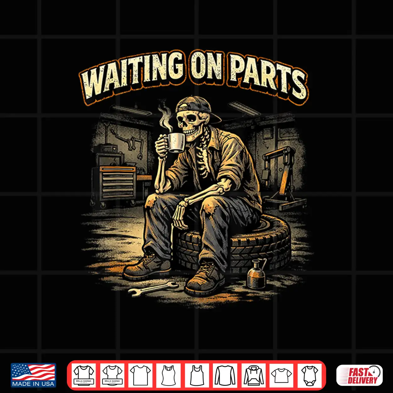 Mechanic Men Auto Repair Waiting On Parts Car Technician Shirt Mechanic Men Auto Repair Waiting On Parts Car Technician Shirt