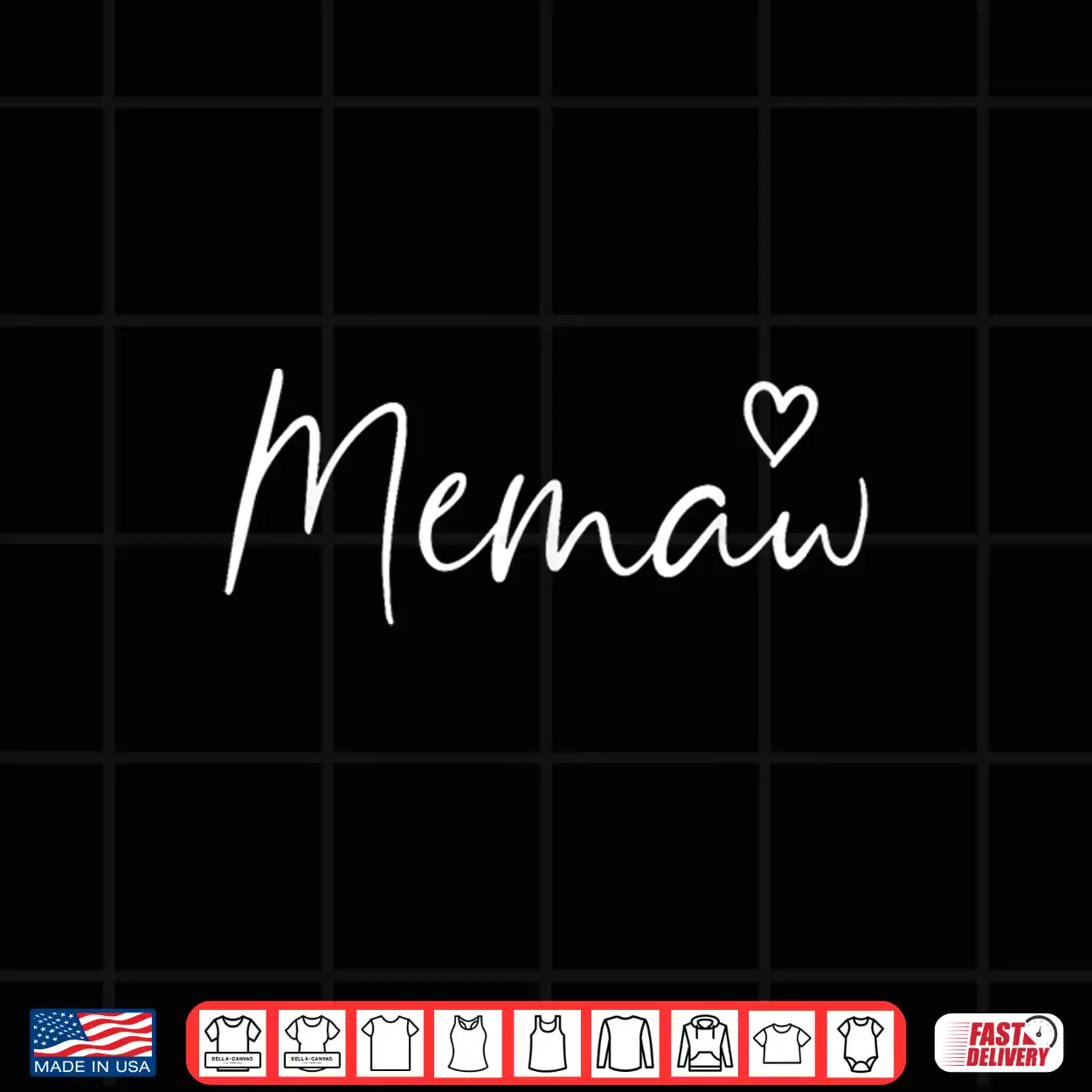 Memaw Gifts For Women Grandma Heart Mother’S Day Memaw Shirt Memaw Gifts For Women Grandma Heart Mother’S Day Memaw Shirt
