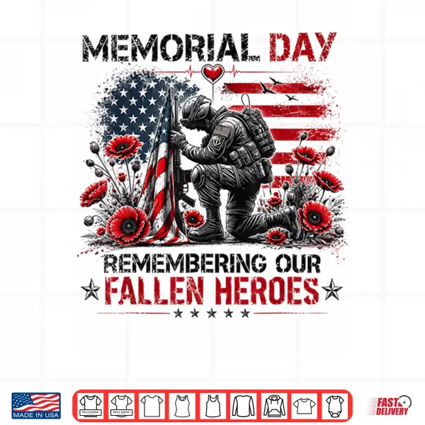 Memorial Day Remembering Our Fallen Heroes Patriotic Us Flag Shirt 4 Design Memorial Day Remembering Our Fallen Heroes Patriotic Us Flag Shirt
