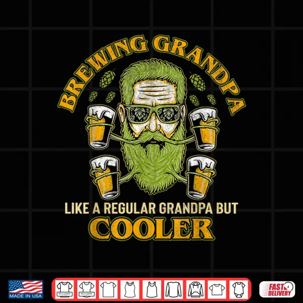 Design Mens Beer Brewer Craft Beer Homebrew IPA Lover Grandparents Day Shirt
