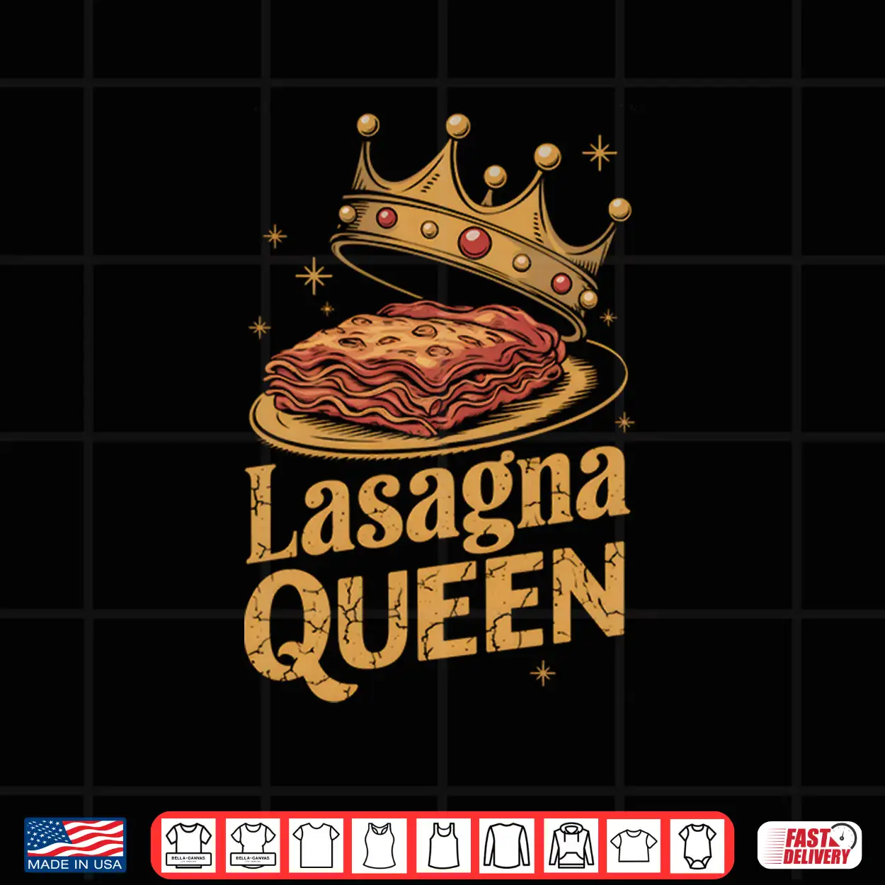 Mens Lasagna Queen Performance Shirt Mens Lasagna Queen Performance Shirt