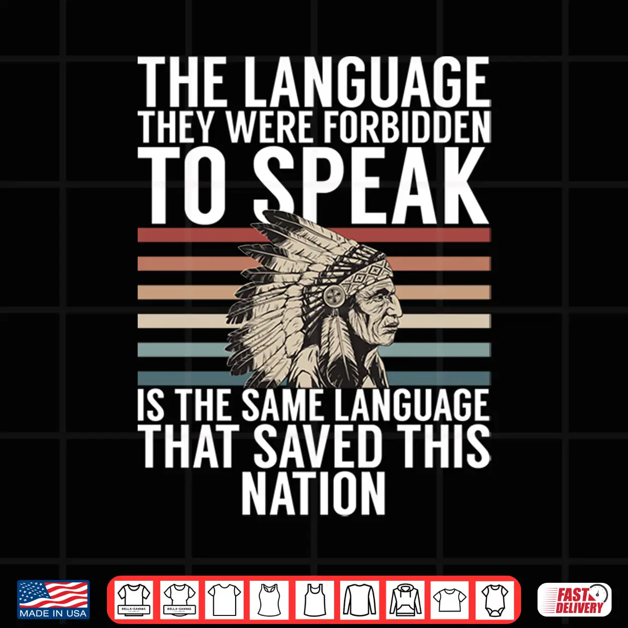 Mens The Language They Were Forbidden To Speak Saved The Nation Performance Shirt Mens The Language They Were Forbidden To Speak Saved The Nation Performance Shirt