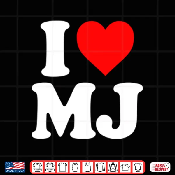 Design Michael Jackson I Love MJ Shirt