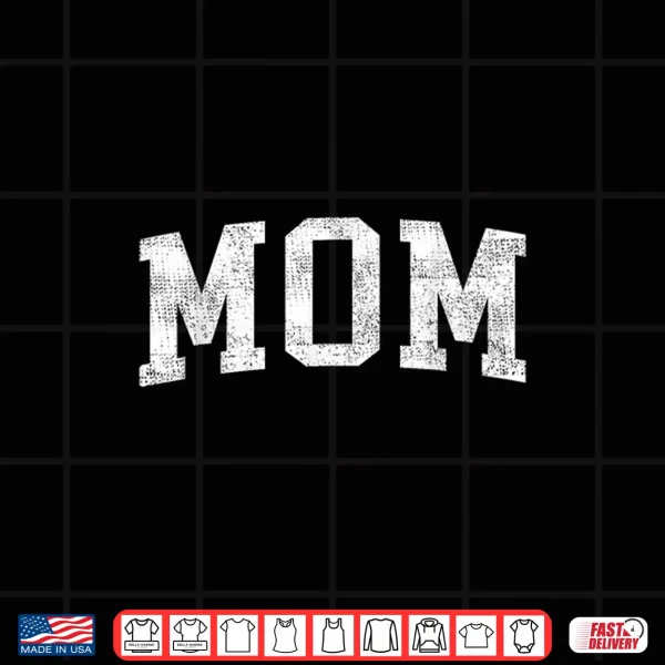 Design Mom Classic Bold Font Mommy Birthday Gift Shirt