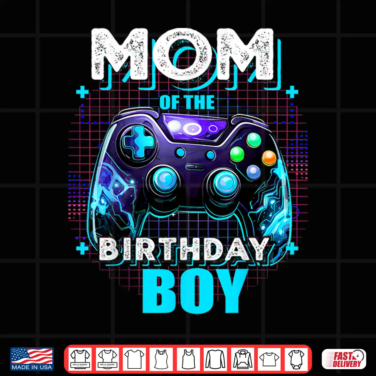 Mom Of The Birthday Boy Matching Video Game Birthday Party Shirt Mom Of The Birthday Boy Matching Video Game Birthday Party Shirt