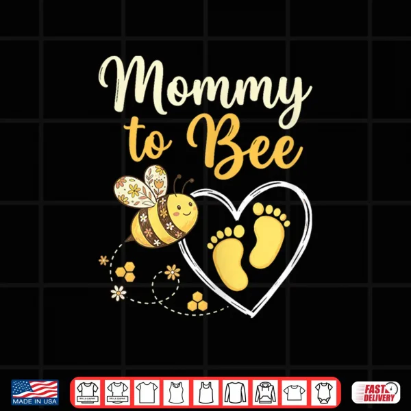 Design Mommy to Bee Hearts Pregnancy Baby Shirt