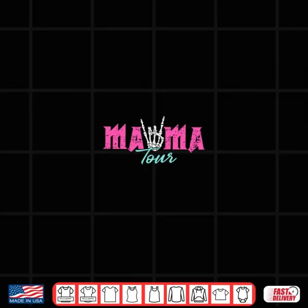 Design Motherhood Mama Tour Some Days I Rock It Mama Lighting Performance Shirt