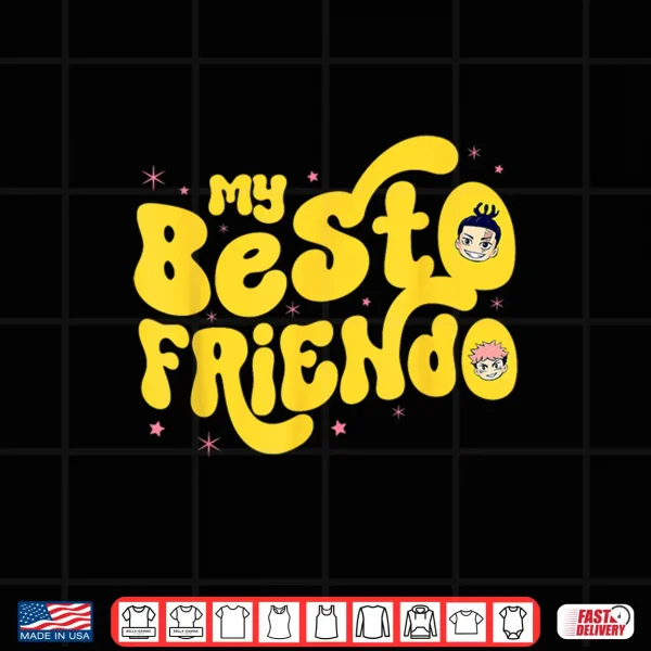 Design My Besto Best Friend Friendo Anime Lover Bestie Matching BFF Shirt
