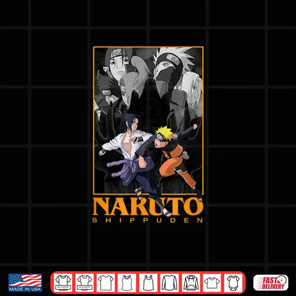 Design Naruto Shippuden Anime Cartoon Shirt