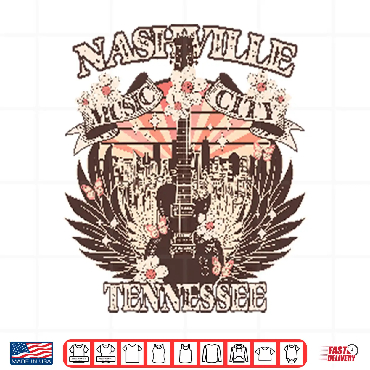 Nashville Music City Tennessee Shirt Nashville Music City Tennessee Shirt