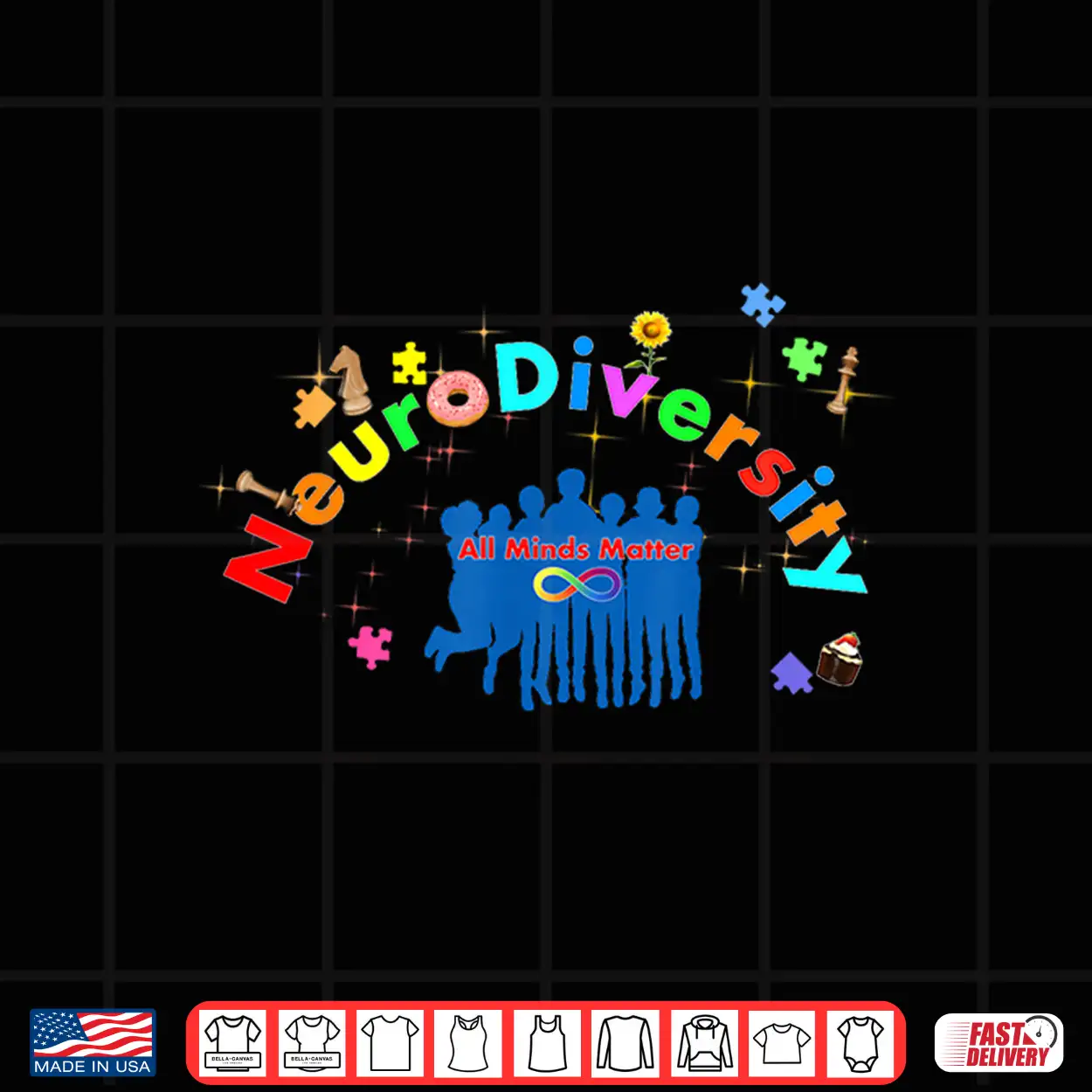 Neurodiversity All Minds Matter Autism Awareness Shirt Neurodiversity All Minds Matter Autism Awareness Shirt