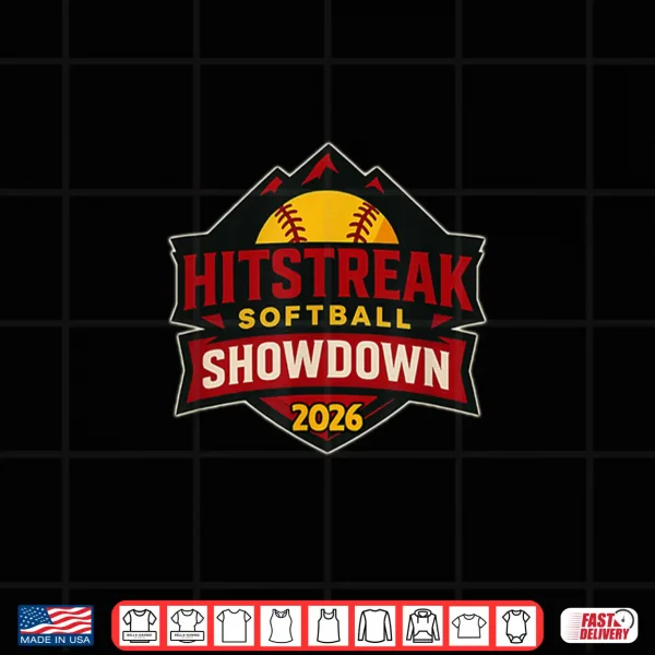 Design Official HitStreak Softball Showdown 2026 Shirt