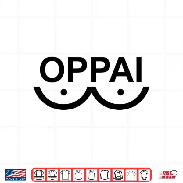 Design Oppai Anime Fan Manga Graphic Shirt