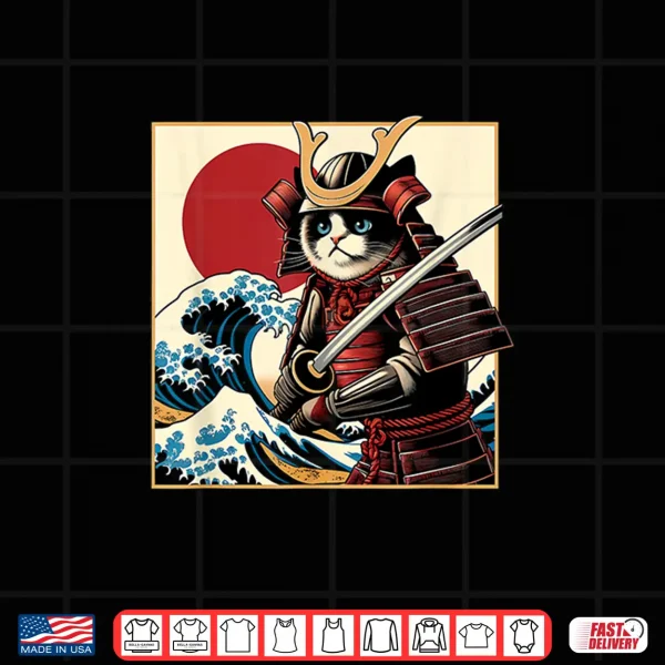 Design Otaku Ragdoll Cat Samurai Shirt