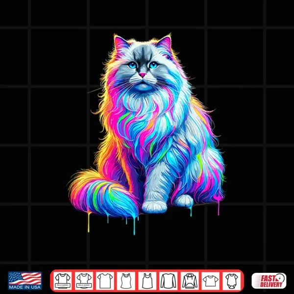Design Paint Art Ragdoll Cat Ragdolls Puppy Cats Shirt