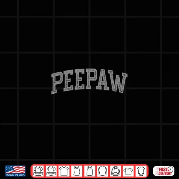 Design Peepaw Minimalist Vintage Shirt