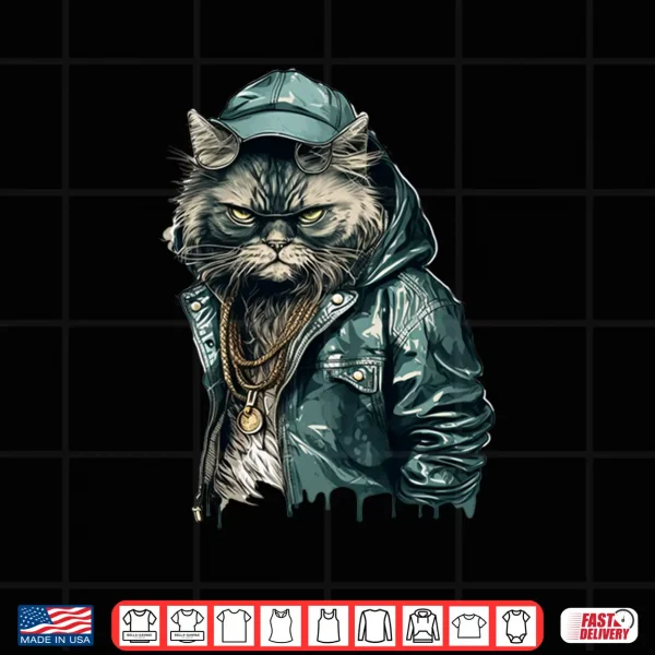 Design Persian Cat Thug Cat Gangster Cat Gangster Life Shirt
