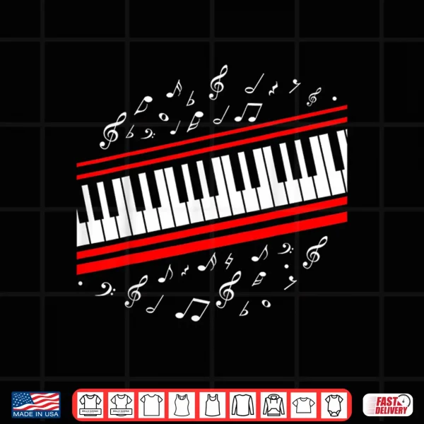 Design Piano Beat it Music Shirt