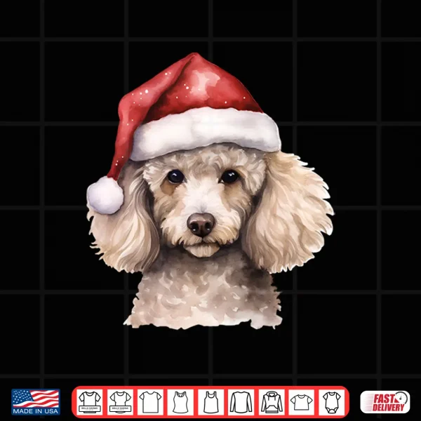 Design Poodle Christmas Dog Shirt