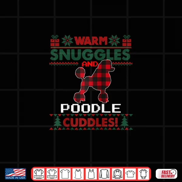 Design Poodle Dog Christmas Pajama Shirt Ugly Christmas Sweater Shirt