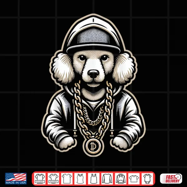 Design Poodle Gangsta Cool Poodles Shirt