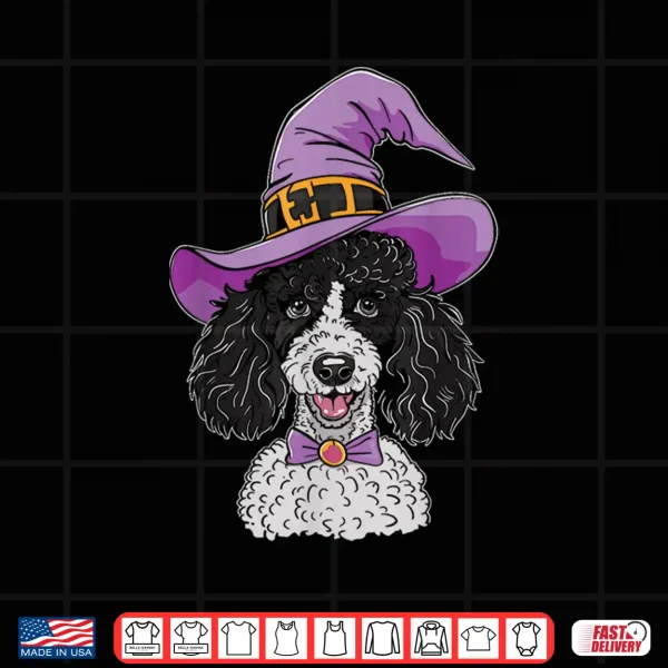 Design Poodle Witch Dog Halloween Shirt