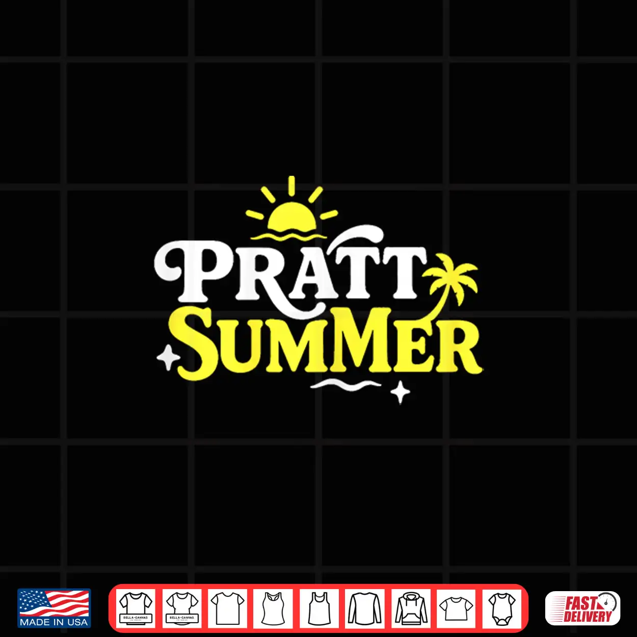 Pratt Summer Graphic Design Shirt Pratt Summer Graphic Design Shirt