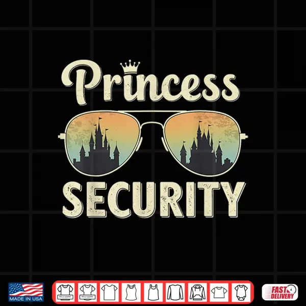 Design Princess Security Squad Vacation Family Matching for Men Shirt