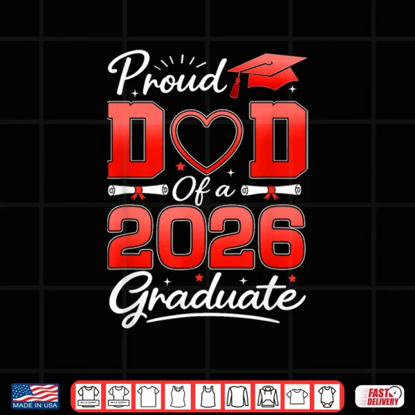 Design Proud Graduate 2026 Senior Shirt