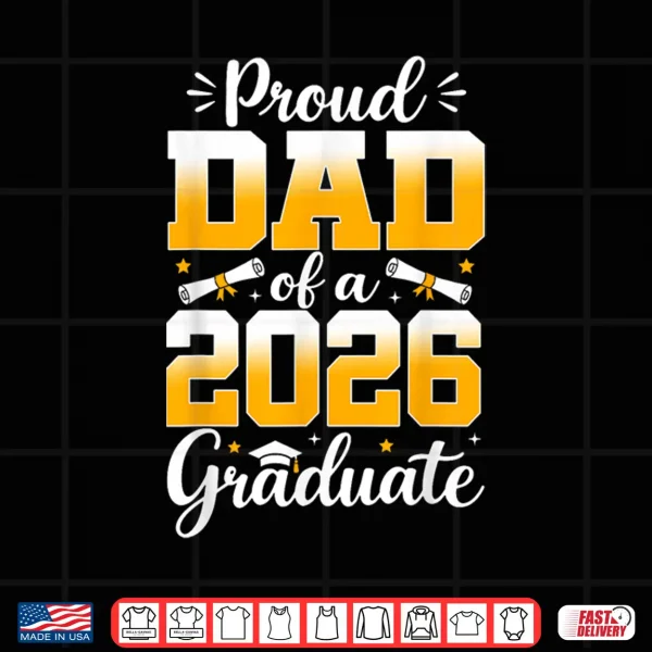 Design Proud Graduate Senior 2026 Family Matching Shirt