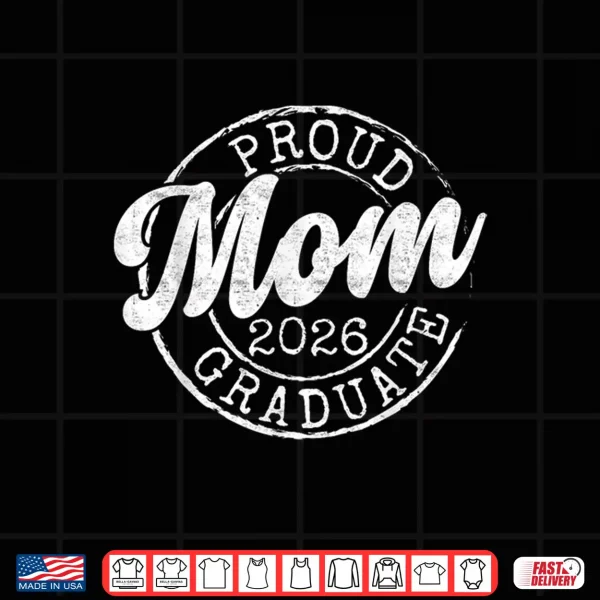 Design Proud Graduate Stamp Senior 2026 Graduation Shirt