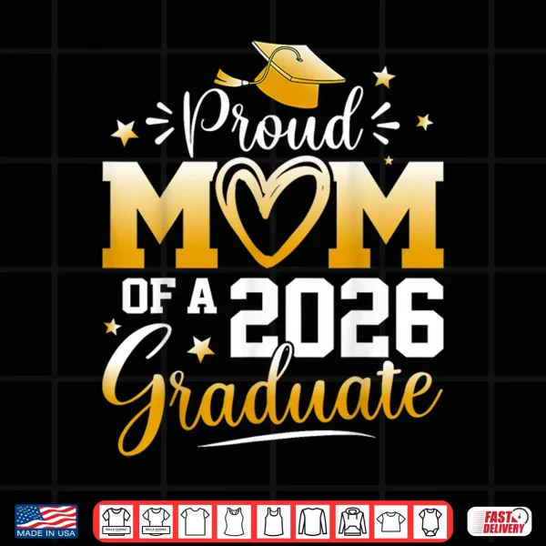 Design Proud Relative Of 2026 Graduate Senior Graduation Family Shirt