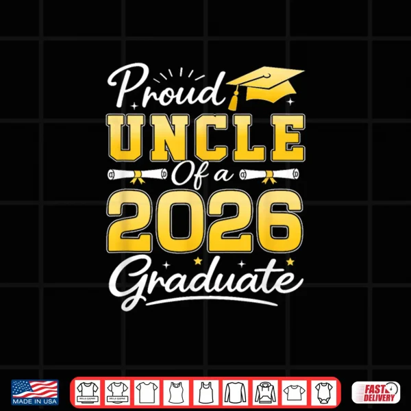 Design Proud Relative Of A Class Of 2026 Graduate Senior Grad Party Shirt
