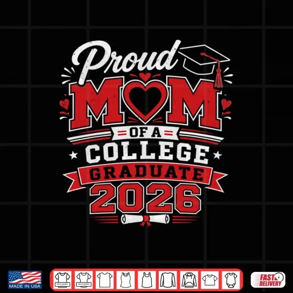 Design Proud Relative Of A College 2026 Graduate Senior Graduation Shirt