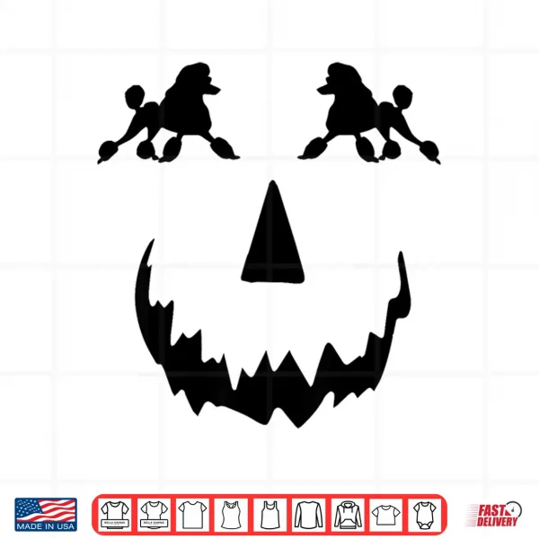 Design Pumpkin Poodle halloween Shirt
