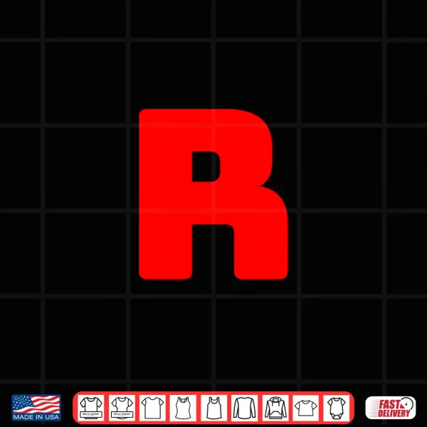 Design R Team Rocket Group Costume Shirt 1