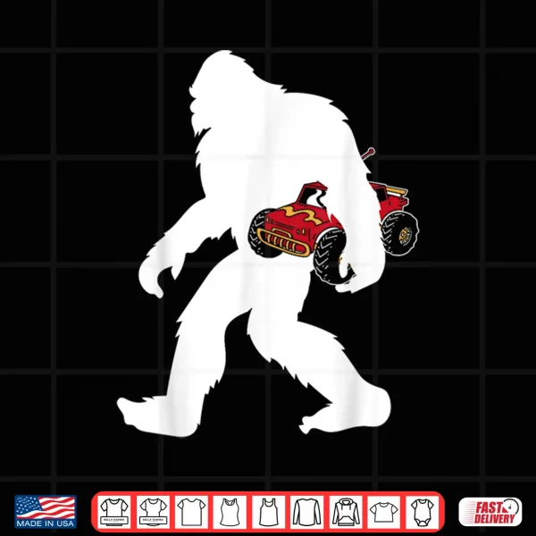 Design RC Car Enthusiast Remote Control Yetti Sasquatch Big Foot Shirt