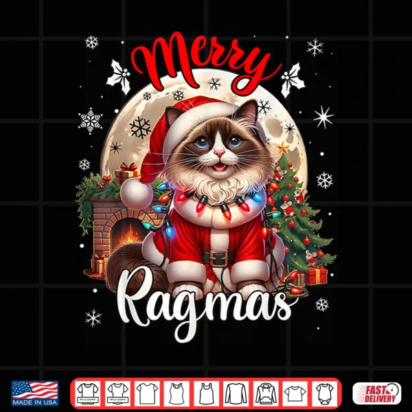 Design Ragdoll Cat Christmas Costume Ragdoll Xmas Cat Shirt