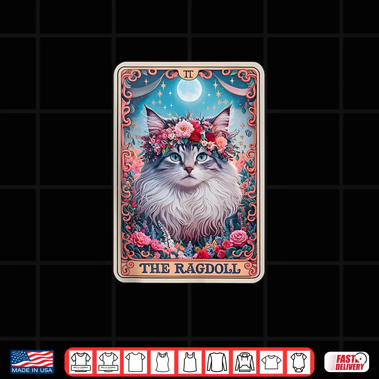 Ragdoll Cat Tarot Card Childless Cat Lady Kitten Lover Gifts Shirt Ragdoll Cat Tarot Card Childless Cat Lady Kitten Lover Gifts Shirt