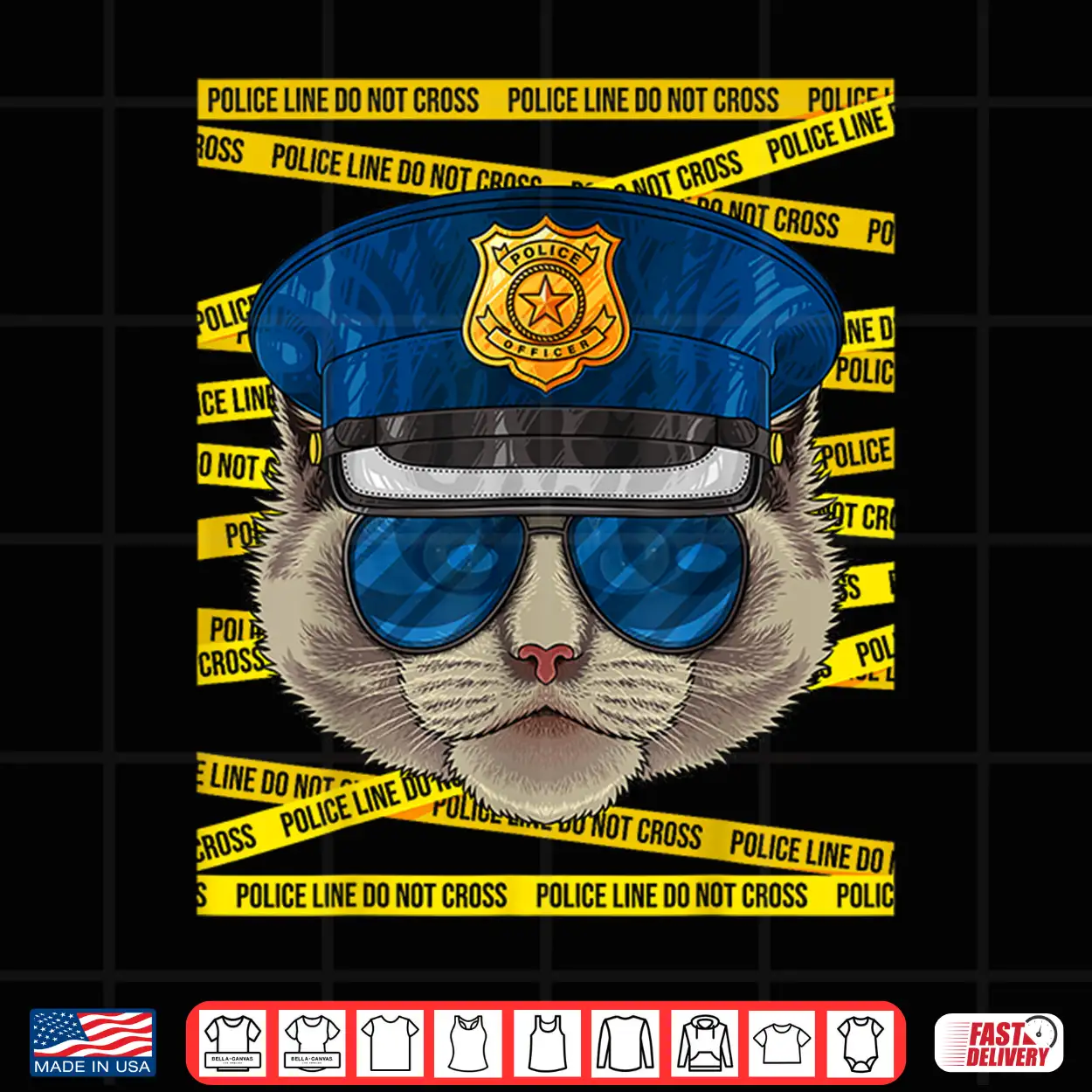 Ragdoll Police Officer Policeman Funny Police Cat Shirt Ragdoll Police Officer Policeman Funny Police Cat Shirt