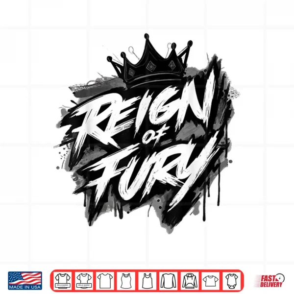 Design Reign of Fury Martial Arts Combat Graphic Design Shirt