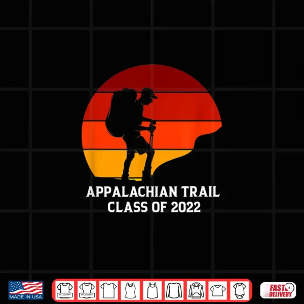 Design Retro Appalachian Trail Class of 2022 Backpacking Shirt