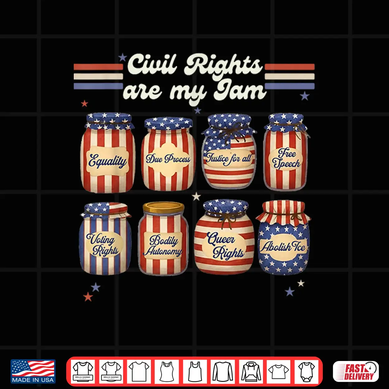 Retro Funny Civil Rights Are My Jam Sarcastic Independence Shirt Retro Funny Civil Rights Are My Jam Sarcastic Independence Shirt