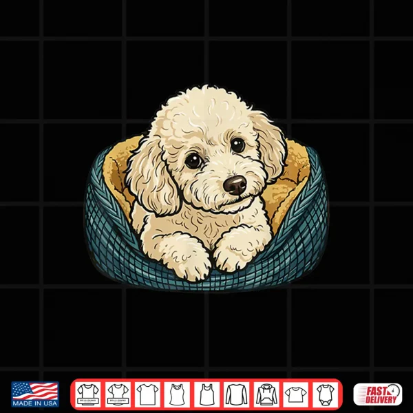 Design Retro Poodle Dog Mom Dog Dad Funny Poodle Shirt