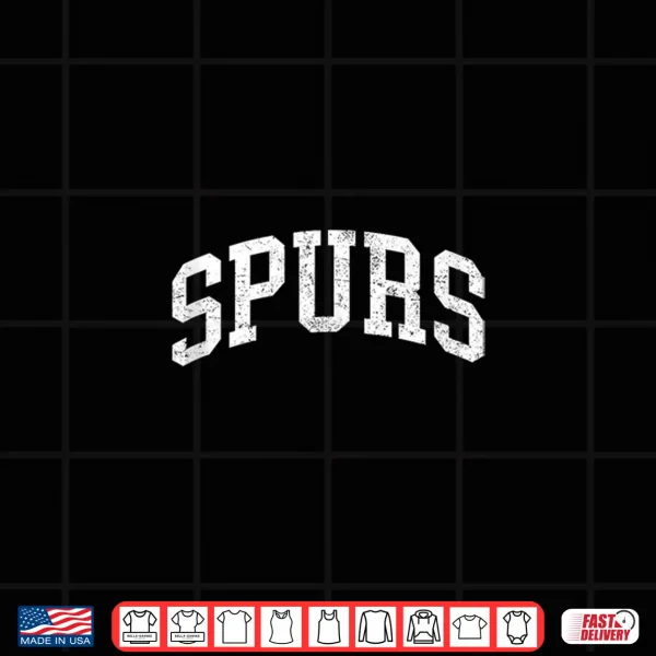 Design Retro Vintage Spurs Shirt